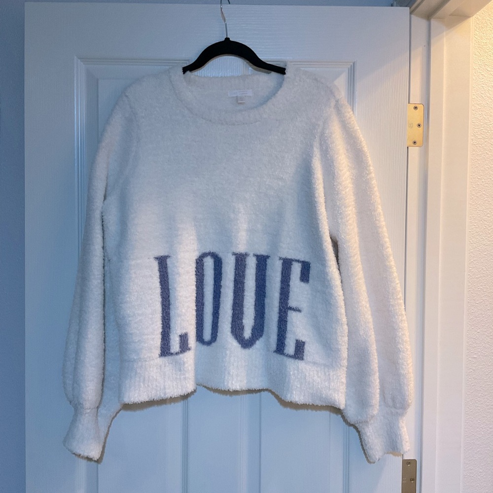 Lauren Conrad chunky LOVE sweater – size XL
